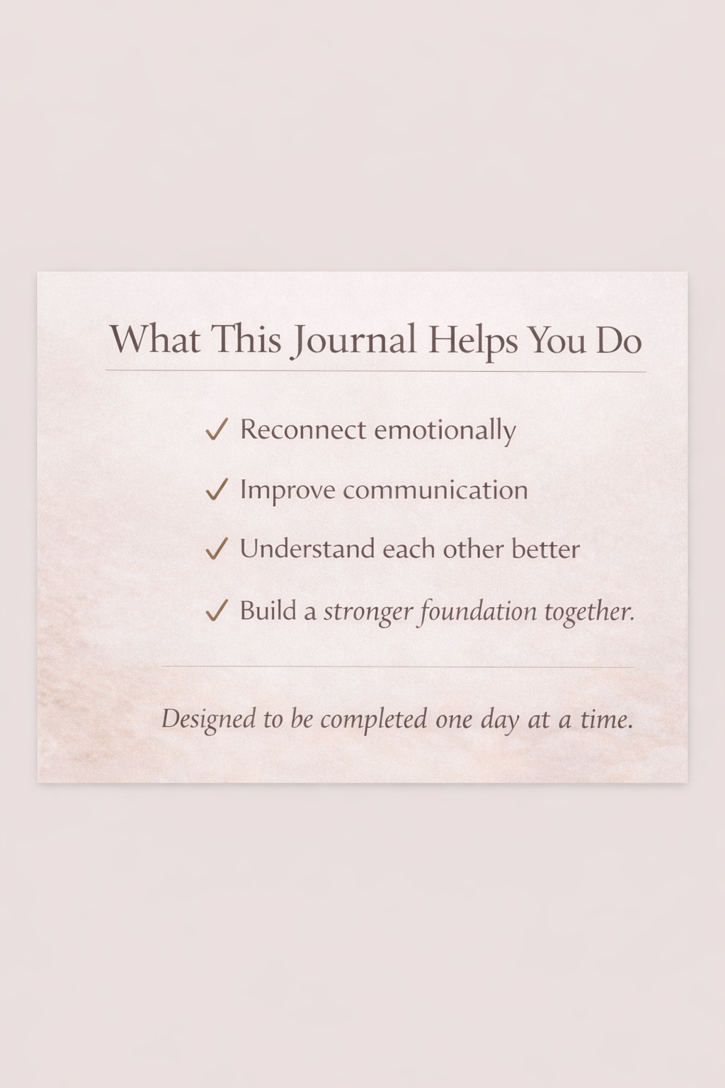 15-Day Relationship Reset Journal (Digital PDF)