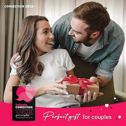 Card Game for Couples - Connecting and Revealing Questions to Ignite a Deeper Relationship - Perfect for Anniversary, Date Night & More (100 Cards)
