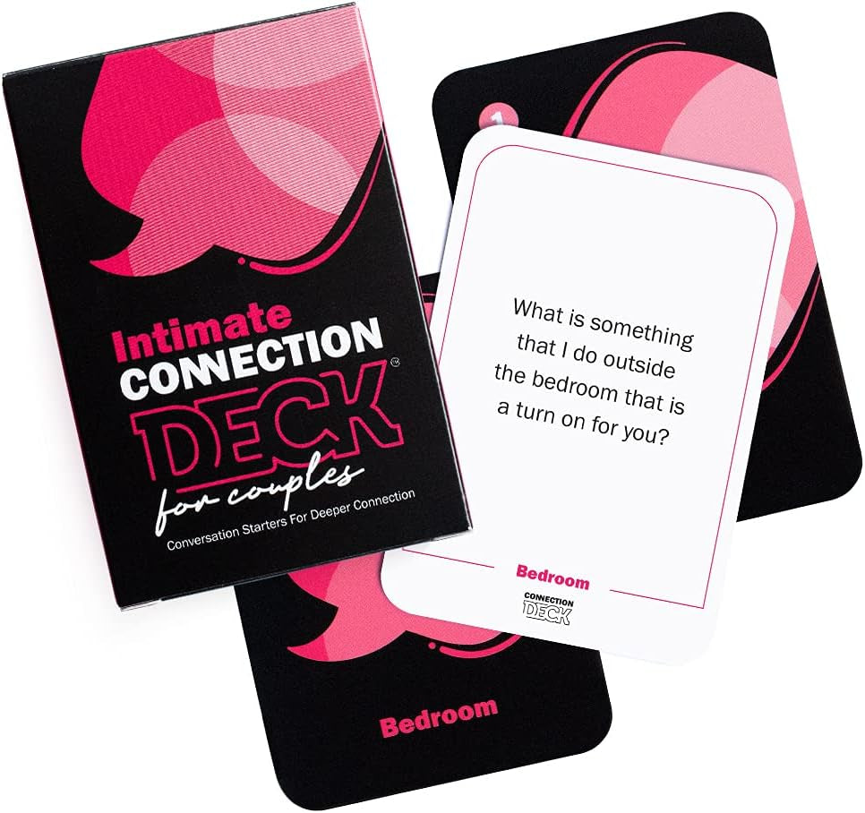 Card Game for Couples - Connecting and Revealing Questions to Ignite a Deeper Relationship - Perfect for Anniversary, Date Night & More (100 Cards)
