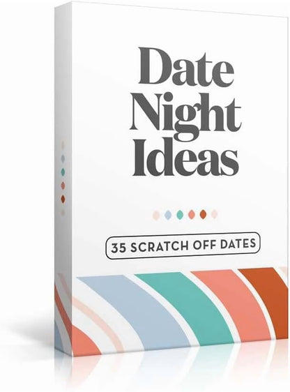 Romantic Couples Gift - Fun & Adventurous Date Night Box - Scratch off Card Game with Exciting Date Ideas for Couple: Girlfriend, Boyfriend, Newlywed, Wife or Husband.
