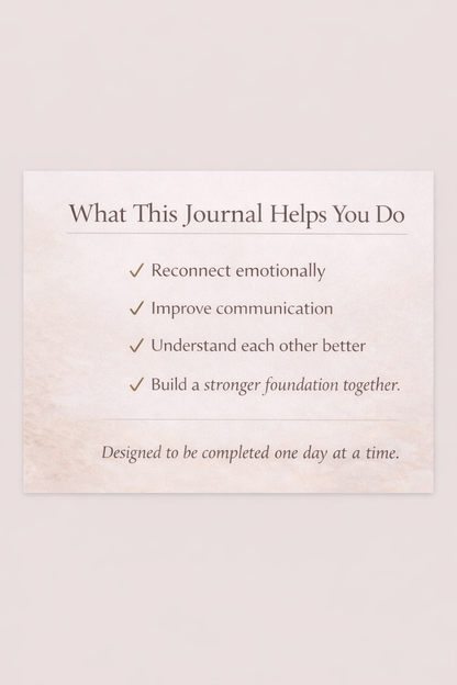 15-Day Relationship Reset Journal (Digital PDF)