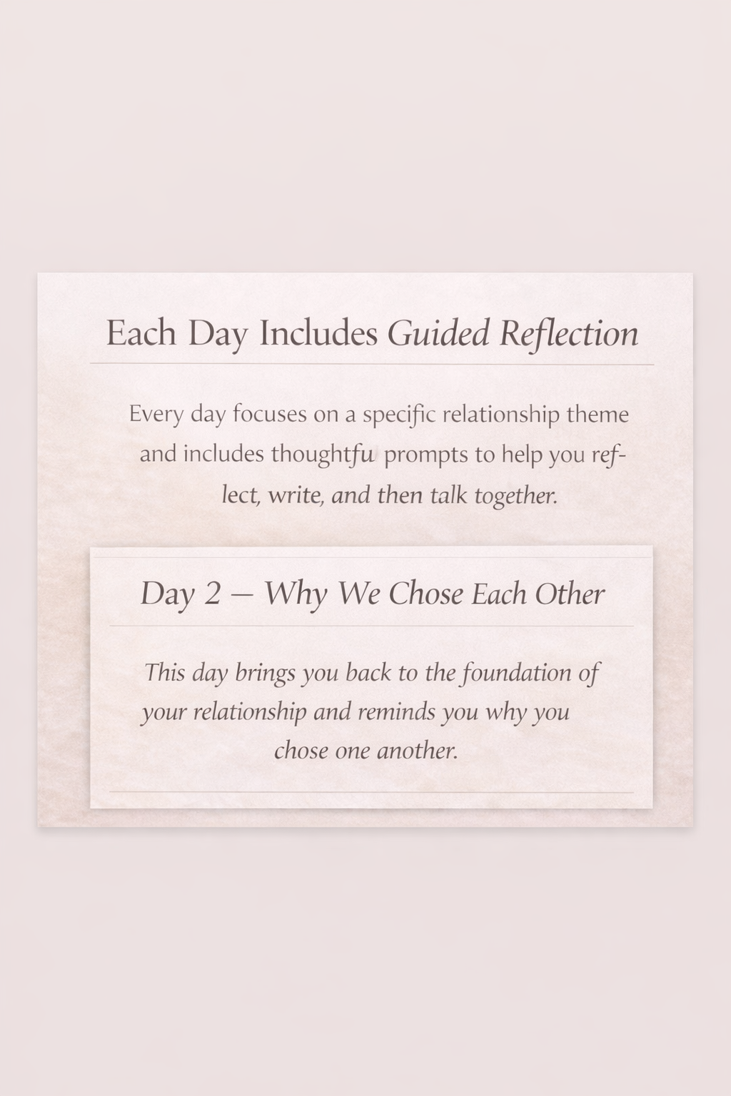 15-Day Relationship Reset Journal (Digital PDF)