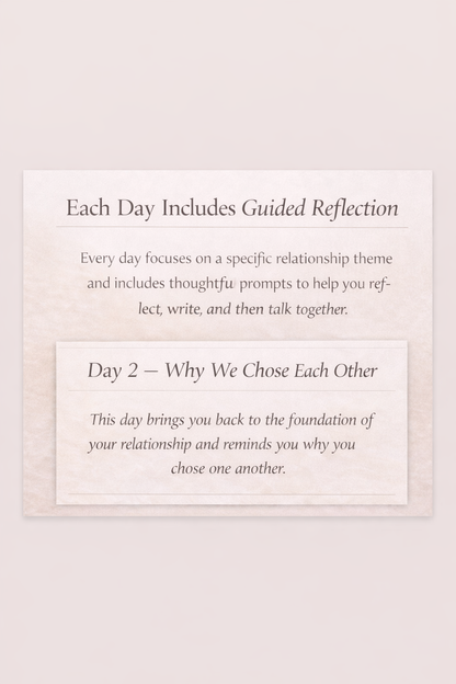 15-Day Relationship Reset Journal (Digital PDF)