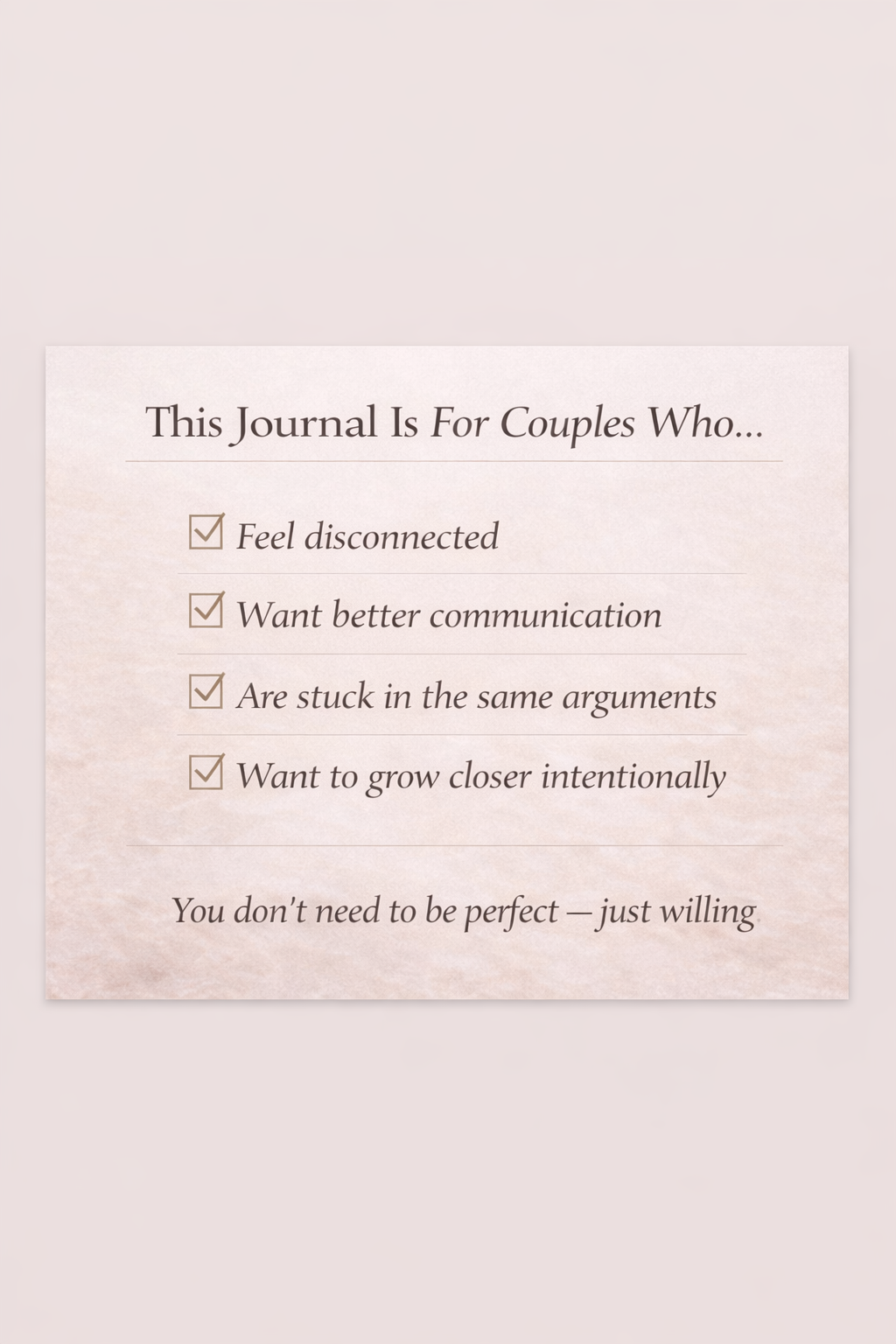 15-Day Relationship Reset Journal (Digital PDF)
