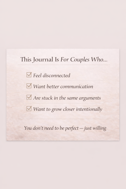 15-Day Relationship Reset Journal (Digital PDF)